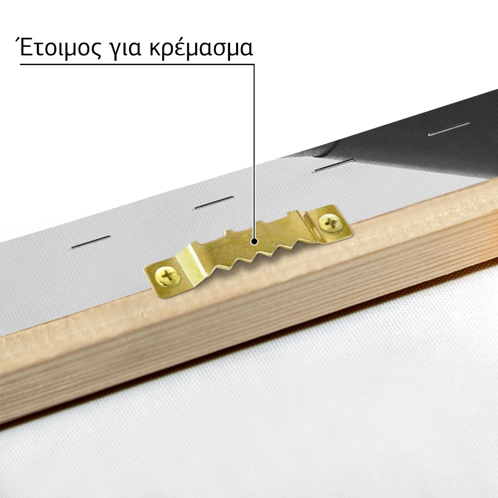 Πίνακας σε Καμβά BLACK AND WHITE ARCHITECTURAL FLOWING FORMS