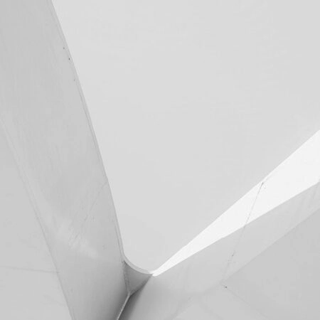 Πίνακας σε Καμβά BLACK AND WHITE ARCHITECTURAL FLUID FORM - Πολεις και Αρχιτεκτονικη Sticky 5