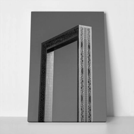 Πίνακας σε Καμβά BLACK AND WHITE ARCHITECTURAL FRAME - Πολεις και Αρχιτεκτονικη