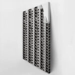 Πίνακας σε Καμβά BLACK AND WHITE ARCHITECTURAL GEOMETRIC APARTMENTS 3