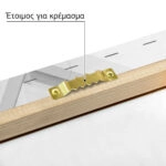Πίνακας σε Καμβά BLACK AND WHITE ARCHITECTURAL GEOMETRIC APARTMENTS LOW ANGLE BALCONIES