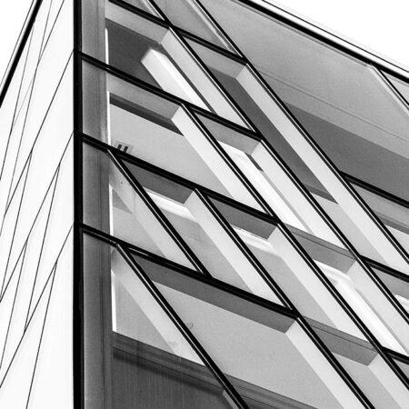 Πίνακας σε Καμβά BLACK AND WHITE ARCHITECTURAL GEOMETRIC FRAMES - Πολεις και Αρχιτεκτονικη Sticky 5
