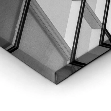 Πίνακας σε Καμβά BLACK AND WHITE ARCHITECTURAL GEOMETRIC FRAMES - Πολεις και Αρχιτεκτονικη Sticky 1