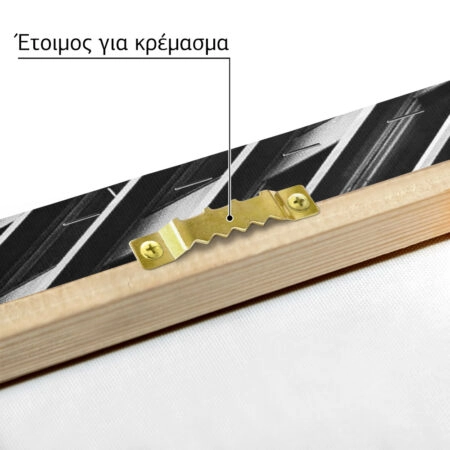 Πίνακας σε Καμβά BLACK AND WHITE ARCHITECTURAL GEOMETRIC GLASS REFLECTION - Πολεις και Αρχιτεκτονικη Sticky 4