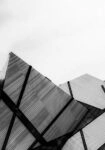 Πίνακας σε Καμβά BLACK AND WHITE ARCHITECTURAL GEOMETRIC MUSEUM