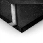 Πίνακας σε Καμβά BLACK AND WHITE ARCHITECTURAL GEOMETRIC SKYSCRAPER