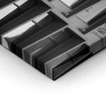 Πίνακας σε Καμβά BLACK AND WHITE ARCHITECTURAL GEOMETRIC SUNSHADES