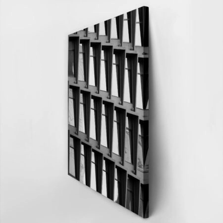 Πίνακας σε Καμβά BLACK AND WHITE ARCHITECTURAL GEOMETRIC SUNSHADES - Πολεις και Αρχιτεκτονικη Sticky 2