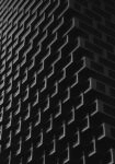 Πίνακας σε Καμβά BLACK AND WHITE ARCHITECTURAL GLASS BUILDING
