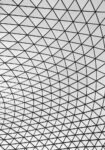 Πίνακας σε Καμβά BLACK AND WHITE ARCHITECTURAL GLASS ROOF CANOPY