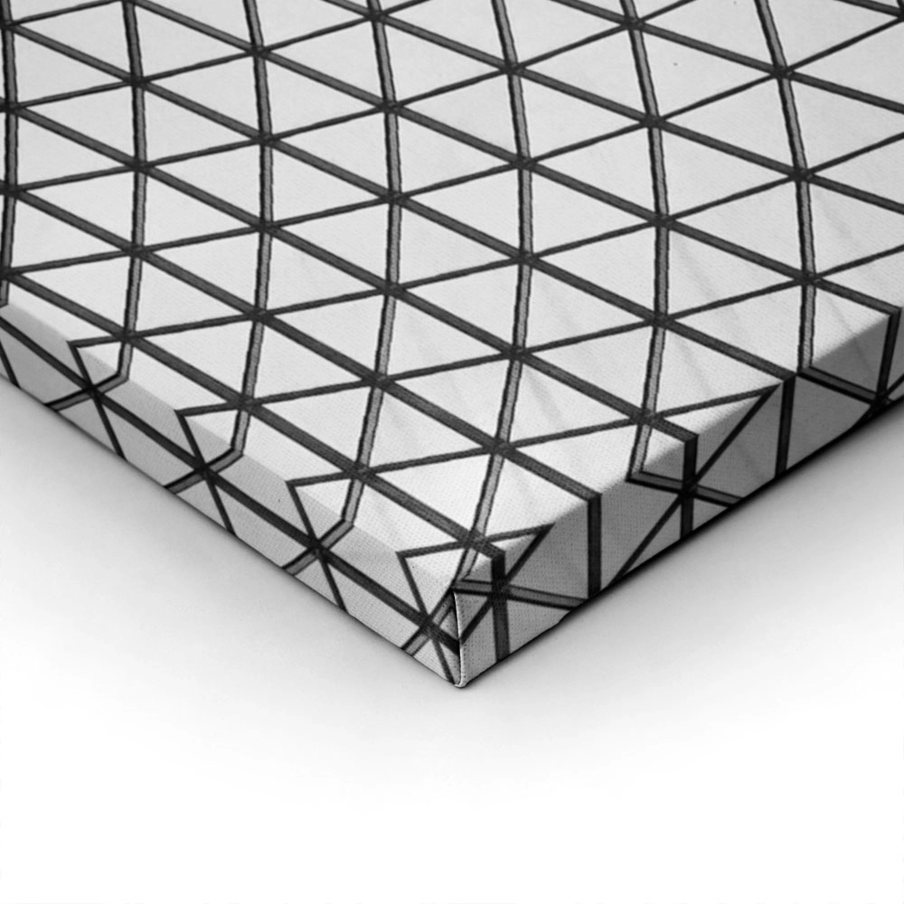 Πίνακας σε Καμβά BLACK AND WHITE ARCHITECTURAL GLASS ROOF CANOPY