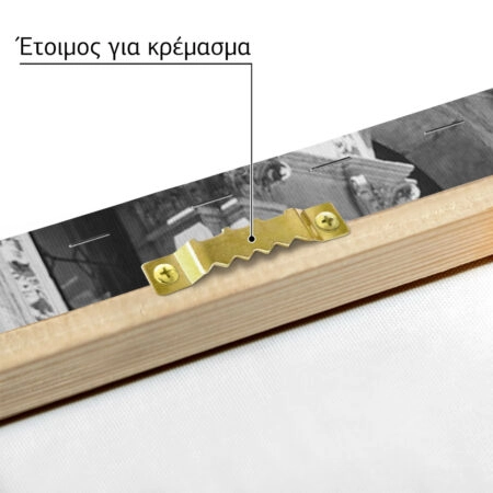 Πίνακας σε Καμβά BLACK AND WHITE ARCHITECTURAL GOTHIC FACADE - Πολεις και Αρχιτεκτονικη Sticky 4