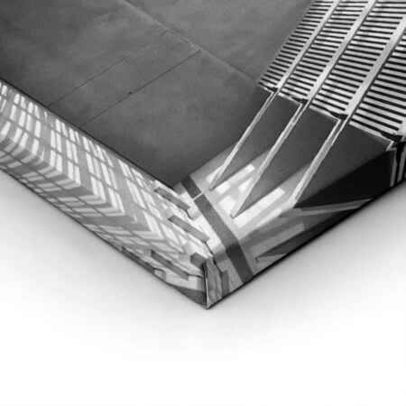 Πίνακας σε Καμβά BLACK AND WHITE ARCHITECTURAL HIGH ARCHED CEILING - Πολεις και Αρχιτεκτονικη Sticky 1