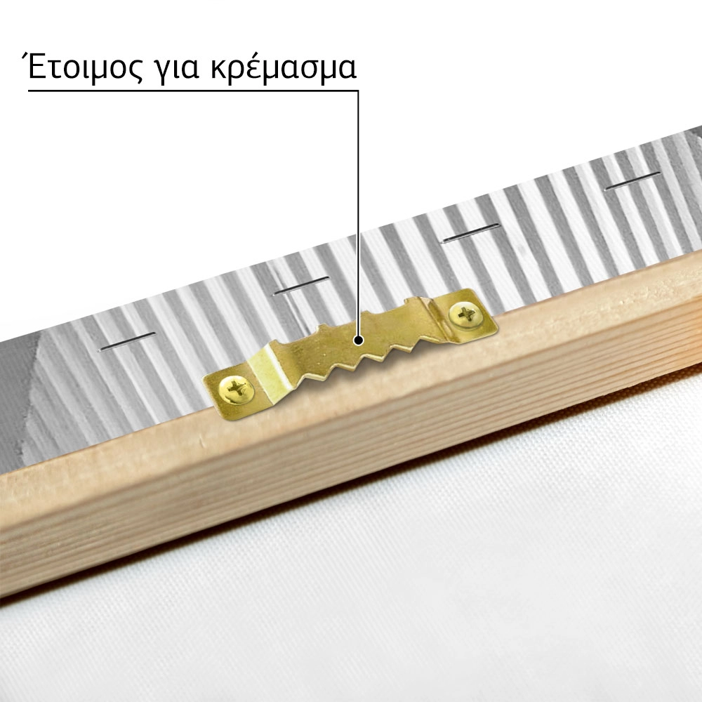 Πίνακας σε Καμβά BLACK AND WHITE ARCHITECTURAL HIGH ARCHED CEILING
