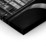 Πίνακας σε Καμβά BLACK AND WHITE ARCHITECTURAL INTERIOR PERSPECTIVE