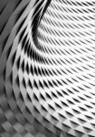 Πίνακας σε Καμβά BLACK AND WHITE ARCHITECTURAL INTERWOVEN PATTERN
