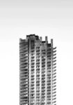 Πίνακας σε Καμβά BLACK AND WHITE ARCHITECTURAL MASSIVE TOWER