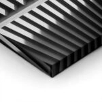 Πίνακας σε Καμβά BLACK AND WHITE ARCHITECTURAL METALLIC PANELS