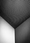 Πίνακας σε Καμβά BLACK AND WHITE ARCHITECTURAL MODERN GEOMETRIC PATTERN