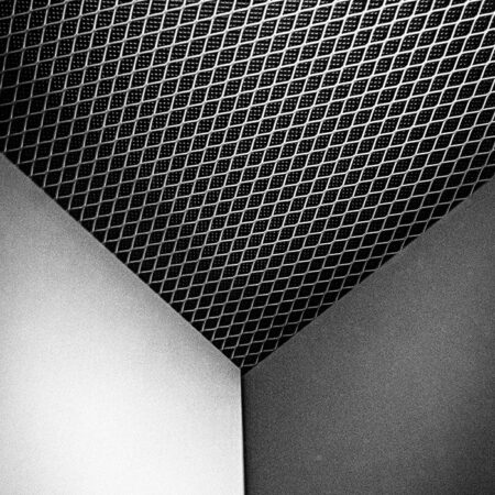 Πίνακας σε Καμβά BLACK AND WHITE ARCHITECTURAL MODERN GEOMETRIC PATTERN - Πολεις και Αρχιτεκτονικη Sticky 5