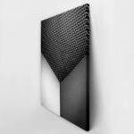 Πίνακας σε Καμβά BLACK AND WHITE ARCHITECTURAL MODERN GEOMETRIC PATTERN