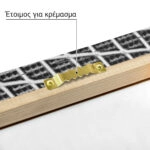 Πίνακας σε Καμβά BLACK AND WHITE ARCHITECTURAL MODERN GEOMETRIC PATTERN