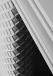 Πίνακας σε Καμβά BLACK AND WHITE ARCHITECTURAL MODERN GEOMETRIC ROOF