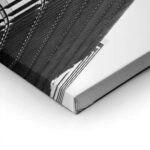 Πίνακας σε Καμβά BLACK AND WHITE ARCHITECTURAL MODERN GLASS BUILDING