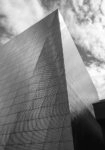 Πίνακας σε Καμβά BLACK AND WHITE ARCHITECTURAL MODERN TOWER
