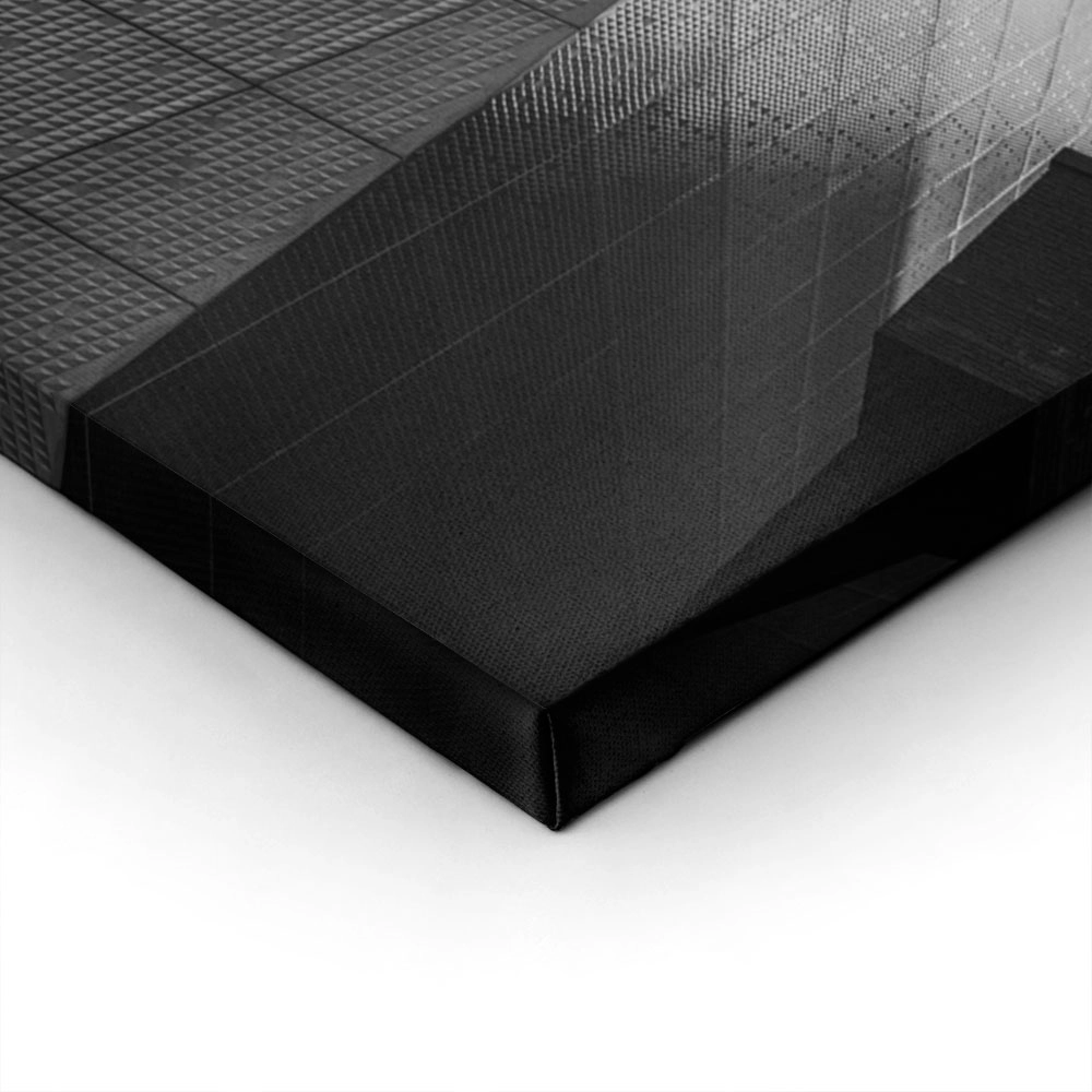 Πίνακας σε Καμβά BLACK AND WHITE ARCHITECTURAL MODERN TOWER