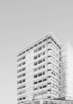 Πίνακας σε Καμβά BLACK AND WHITE ARCHITECTURAL MODULAR WINDOW PATTERN
