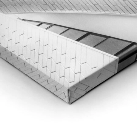Πίνακας σε Καμβά BLACK AND WHITE ARCHITECTURAL MUSEUM - Πολεις και Αρχιτεκτονικη Sticky 1
