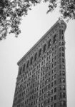 Πίνακας σε Καμβά BLACK AND WHITE ARCHITECTURAL NARROW BUILDING 3
