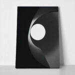 Πίνακας σε Καμβά BLACK AND WHITE ARCHITECTURAL PENDANT LAMP