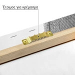Πίνακας σε Καμβά BLACK AND WHITE ARCHITECTURAL PIERCED BRICK FACADE