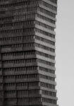 Πίνακας σε Καμβά BLACK AND WHITE ARCHITECTURAL PIXELATED FACADE