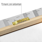 Πίνακας σε Καμβά BLACK AND WHITE ARCHITECTURAL REPEATING GEOMETRIC PATTERN