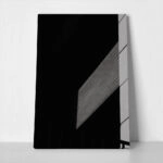 Πίνακας σε Καμβά BLACK AND WHITE ARCHITECTURAL SHADOWED BUILDING