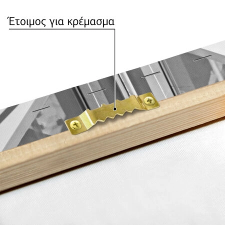 Πίνακας σε Καμβά BLACK AND WHITE ARCHITECTURAL SKYLIGHT 5 - Πολεις και Αρχιτεκτονικη Sticky 4