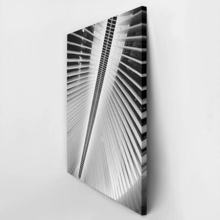 Πίνακας σε Καμβά BLACK AND WHITE ARCHITECTURAL SKYLIGHT 6 - Πολεις και Αρχιτεκτονικη Sticky 2
