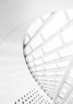 Πίνακας σε Καμβά BLACK AND WHITE ARCHITECTURAL SKYLIGHT