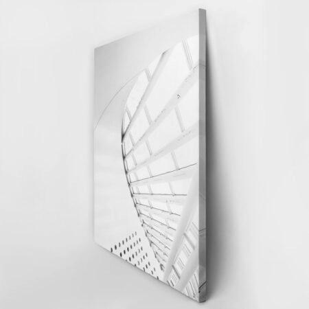 Πίνακας σε Καμβά BLACK AND WHITE ARCHITECTURAL SKYLIGHT - Πολεις και Αρχιτεκτονικη Sticky 2