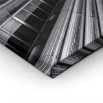 Πίνακας σε Καμβά BLACK AND WHITE ARCHITECTURAL SKYSCRAPERS 10