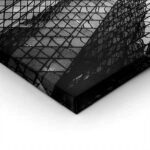 Πίνακας σε Καμβά BLACK AND WHITE ARCHITECTURAL SKYSCRAPERS 6
