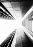 Πίνακας σε Καμβά BLACK AND WHITE ARCHITECTURAL SKYSCRAPERS 7
