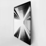 Πίνακας σε Καμβά BLACK AND WHITE ARCHITECTURAL SKYSCRAPERS 7