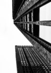 Πίνακας σε Καμβά BLACK AND WHITE ARCHITECTURAL SKYSCRAPERS 8