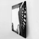 Πίνακας σε Καμβά BLACK AND WHITE ARCHITECTURAL SKYSCRAPERS 9