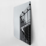 Πίνακας σε Καμβά BLACK AND WHITE ARCHITECTURAL STEEL EXTERIOR FACADE