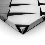 Πίνακας σε Καμβά BLACK AND WHITE ARCHITECTURAL STRUCTURAL CURVES